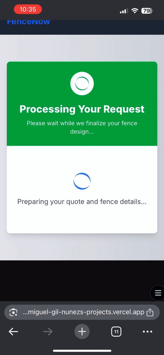 Getting pricing estimate demonstration